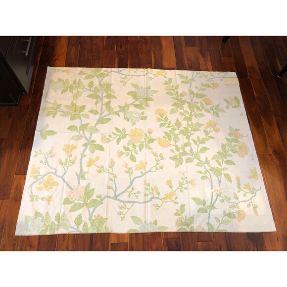 Vintage Fabric Swatch Greeff Chinese Hydrangea England NEW Old Stock 1976 - Picture 8 of 9